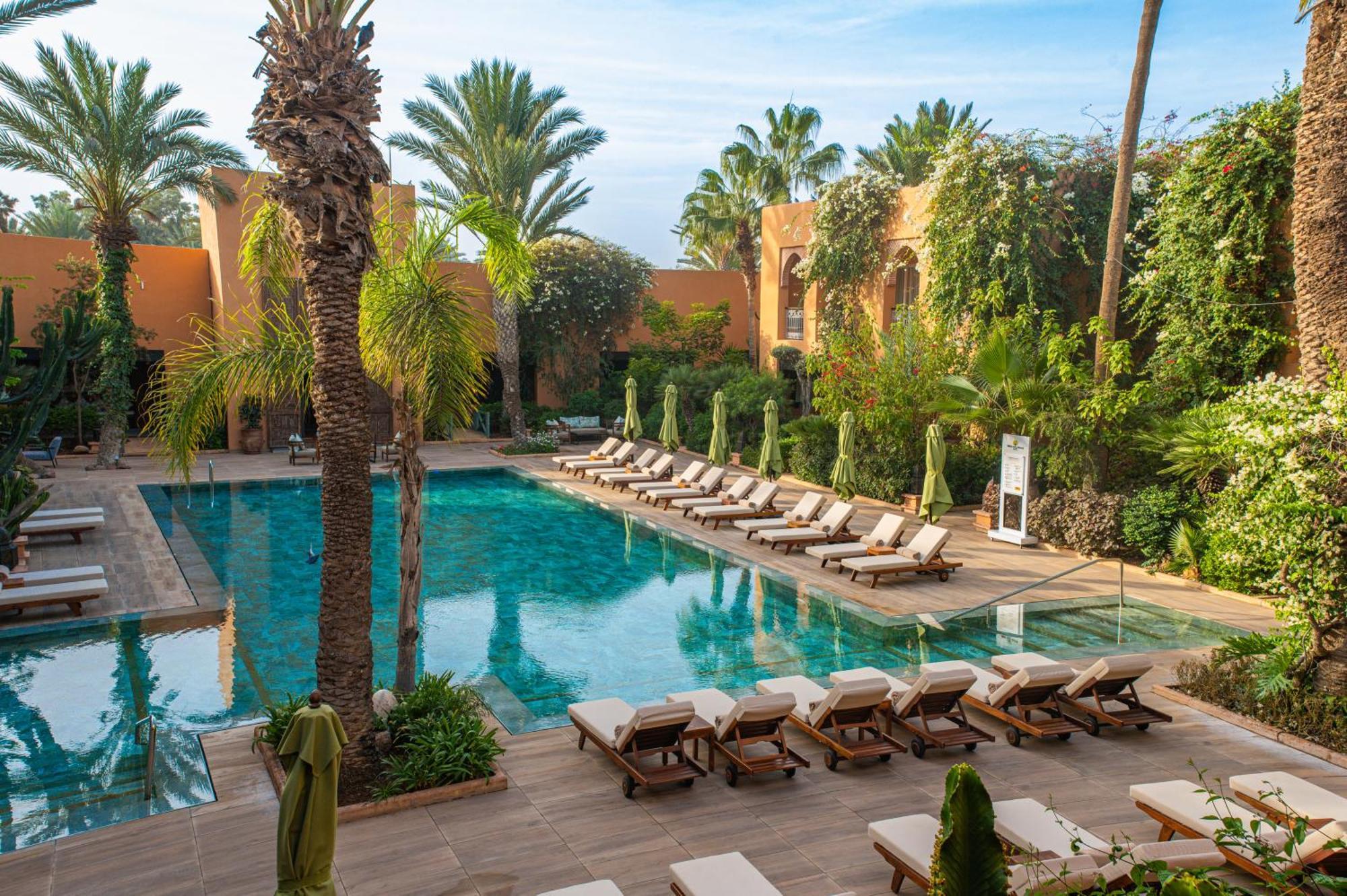 Tikida Golf Palace Agadir Eksteriør bilde The swimming pool at the hotel