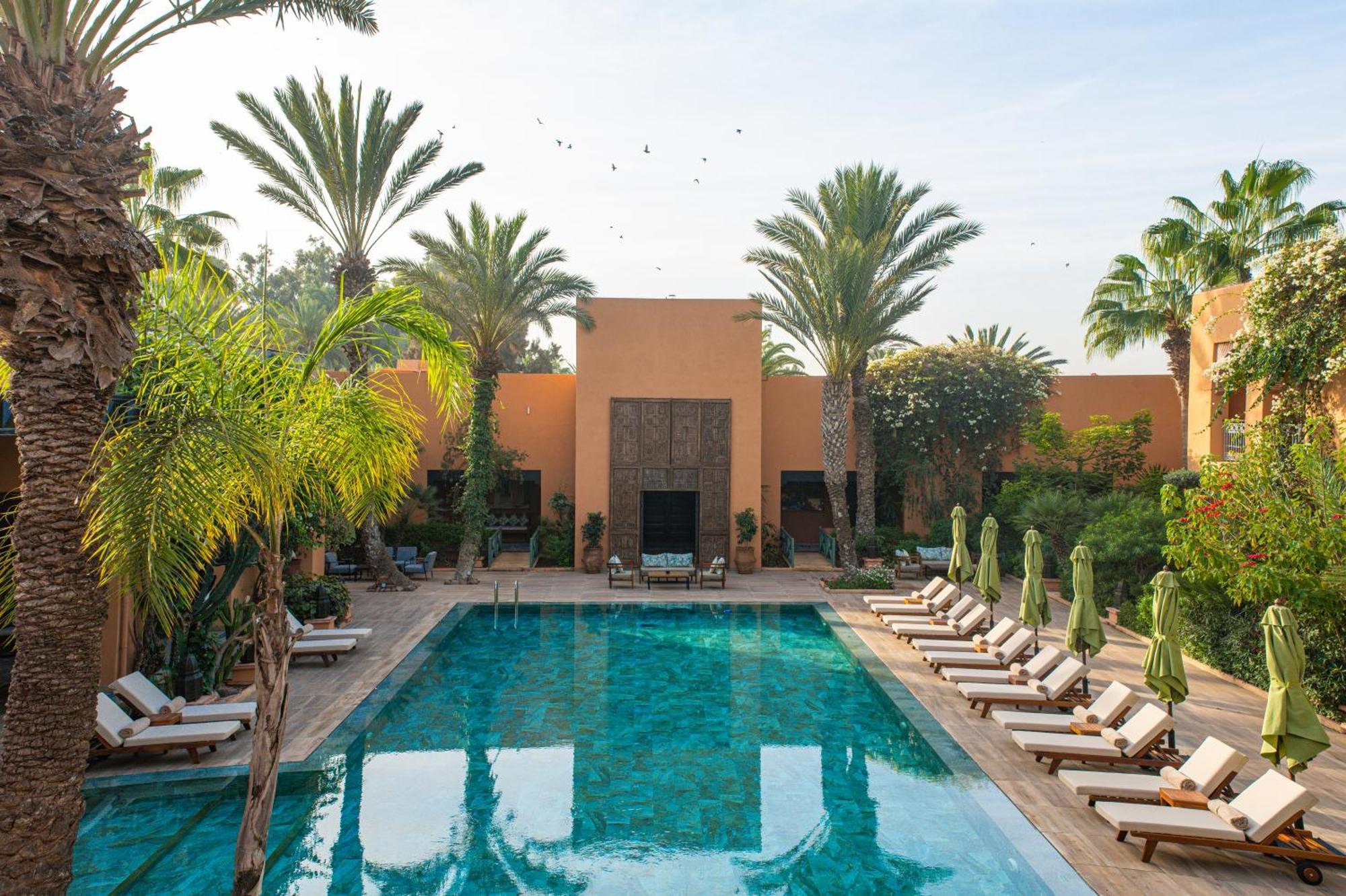 Tikida Golf Palace Agadir Eksteriør bilde The swimming pool at the Ouarzazate hotel
