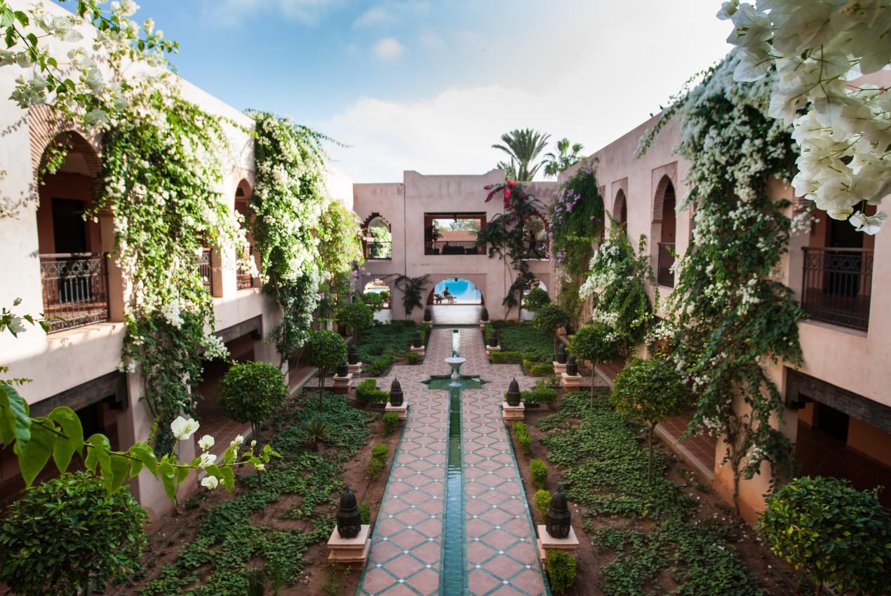 Tikida Golf Palace Agadir Eksteriør bilde The hotel's courtyard