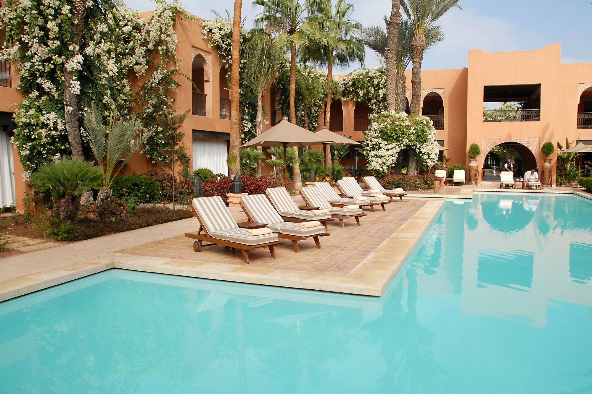 Tikida Golf Palace Agadir Eksteriør bilde The swimming pool at the hotel